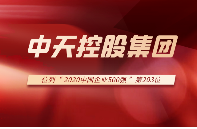 尊龙时凯集团列2020中国企业500强第203位！